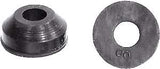 Danco 35090B Beveled Faucet Washer, #00, 1/2 in Dia, Rubber, Pack of 5