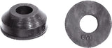 Danco 35090B Beveled Faucet Washer, #00, 1/2 in Dia, Rubber, Pack of 5