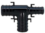 Apollo PXPAT3412345PK Pipe Tee, 3/4 x 1/2 x 1/2 in, Barb, PEX-B, 200 psi Pressure