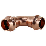 Apollo XPRE1230JR Elbow, 1/2 in, Press Fit, 90 deg Angle, Copper, 300 psi Pressure
