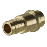Apollo EPXPR1212 Adapter, 1/2 in, PEX Barb x Press-Fit, PEX-A, Brass, 200 psi Pressure