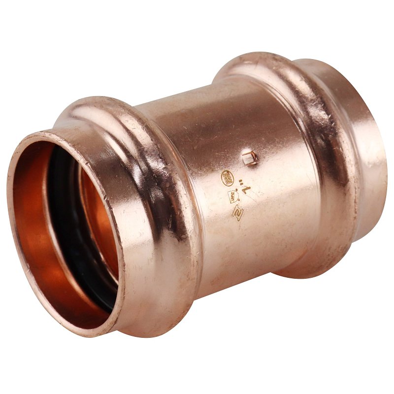Apollo XPRC1 Coupling with Stop, 1 in, Press Fit, Copper, 300 psi Pressure