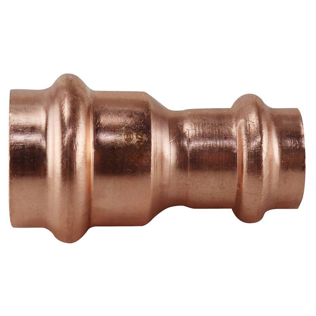 Apollo XPRC3412 Coupling with Stop, 3/4 x 1/2 in, Press-Fit, Copper, 300 psi Pressure
