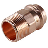 Apollo XPRMA1 Adapter, 1 in, MPT x Press Fit, Copper, 300 psi Pressure
