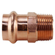 Apollo XPRMA34 Adapter, 3/4 in, MPT x Press-Fit, Copper, 300 psi Pressure
