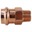 Apollo XPRMA3412 Adapter, 3/4 x 1/2 in, MPT x Press-Fit, Copper, 300 psi Pressure