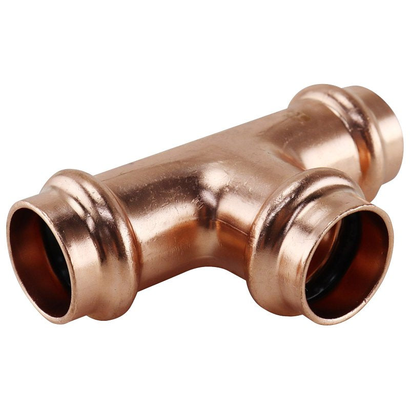 Apollo Copper Apollo XPRT34 Tee, 3/4 in, Press Fit, Copper, 300 psi Pressure ...