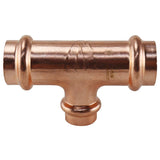 Apollo XPRT343412 Tee, 3/4 x 3/4 x 1/2 in, Press Fit, Copper, 300 psi Pressure