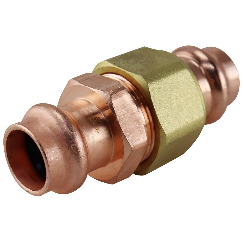 Apollo Copper Apollo XPRU12 Union, 1/2 in, Press-Fit, Copper, 300 psi Pressure ...
