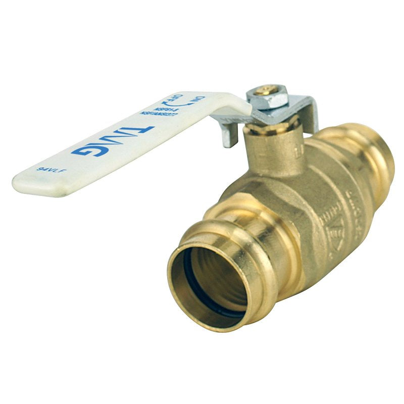 Apollo 94VLF Series 94VLF10501TMG Ball Valve, 1 in Connection, Press Fit, 250 psi Pressure, Quarter-Turn Lever Actuator