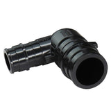 Apollo EPXPAE12345PK Elbow, 1/2 x 3/4 in, PEX, PEX-A, Poly Alloy, 200 psi Pressure