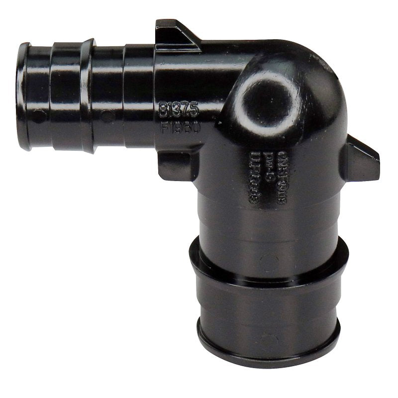 Apollo EPXPAE12345PK Elbow, 1/2 x 3/4 in, PEX, PEX-A, Poly Alloy, 200 psi Pressure