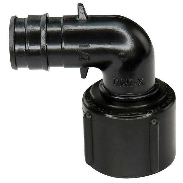 Apollo EPXPAFES125PK Elbow, 1/2 in, PEX x Female Swivel, PEX-A, Poly Alloy, 200 psi Pressure