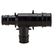 Apollo EPXPAT341212 Pipe Tee, 3/4 x 1/2 x 1/2 in, Barb, PEX-A, Polyphenylsulfone, Black, 200 psi Pressure