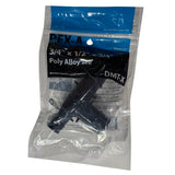 Apollo EPXPAT341234 Reducing Tee, 3/4 x 1/2 x 3/4 in, PEX, PEX-A, Poly Alloy, 200 psi Pressure