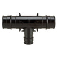 Apollo EPXPAT343412 Pipe Tee, 3/4 x 3/4 x 1/2 in, Barb, PEX-A, Polyphenylsulfone, Black, 200 psi Pressure