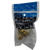 Apollo EPXCPVC34 Straight Adapter, 3/4 in, Slip x PEX, PEX-A, Brass, 180 psi Pressure