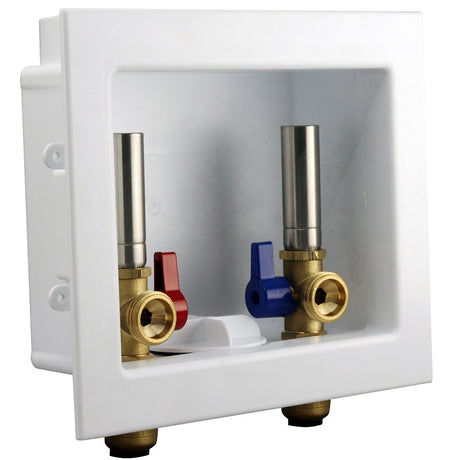 Apollo Valves Tectite FSBBOXWMWH Outlet Box, 1/2 x 1/4 in Connection, Brass