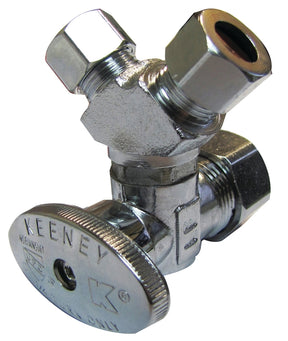 Plumb Pak PP2903VLF Stop Valve, 5/8 x 3/8 in Connection, Compression