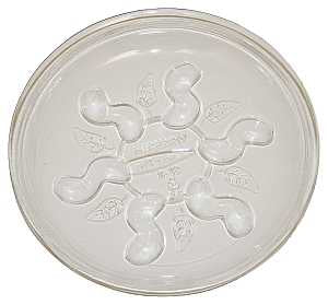 Gardener's Blue Ribbon Saucer Plus Series SP14 Plant Saucer, 14 in Dia, Round, Plastic, Clear, Pack of 12