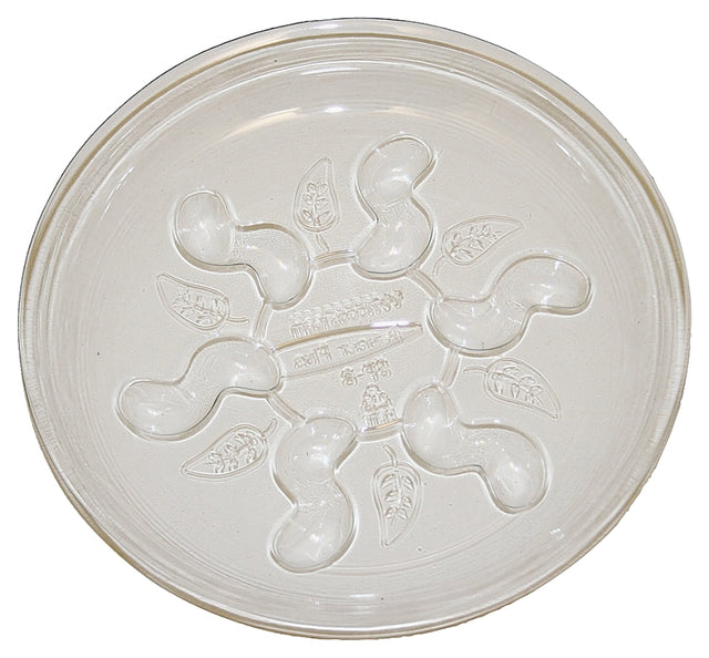 Gardener's Blue Ribbon Saucer Plus Series SP14 Plant Saucer, 14 in Dia, Round, Plastic, Clear, Pack of 12