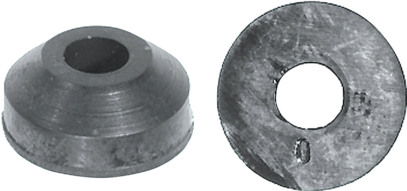 Danco 35091B Beveled Faucet Washer, #0, 17/32 in Dia, Rubber, Pack of 5