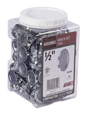 Halex 60704B Knockout Seal, 1/2 in, 150/PK