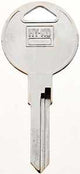 Hy-Ko 11010V37 Automotive Key Blank, Brass, Nickel, For: Volkswagen Vehicle Locks, Pack of 10