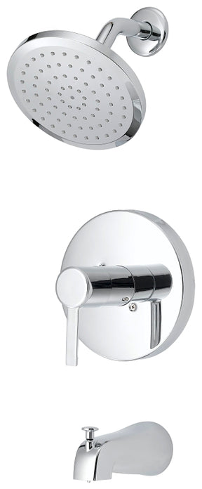 Boston Harbor F1A1F507CP Tub/Shower, Fixed Mount Showerhead, 1.75 gpm Showerhead, 1 Spray Settings, 1-Handle