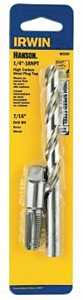 Irwin 80260 Tap and Drill Bit Set, HCS/HSS