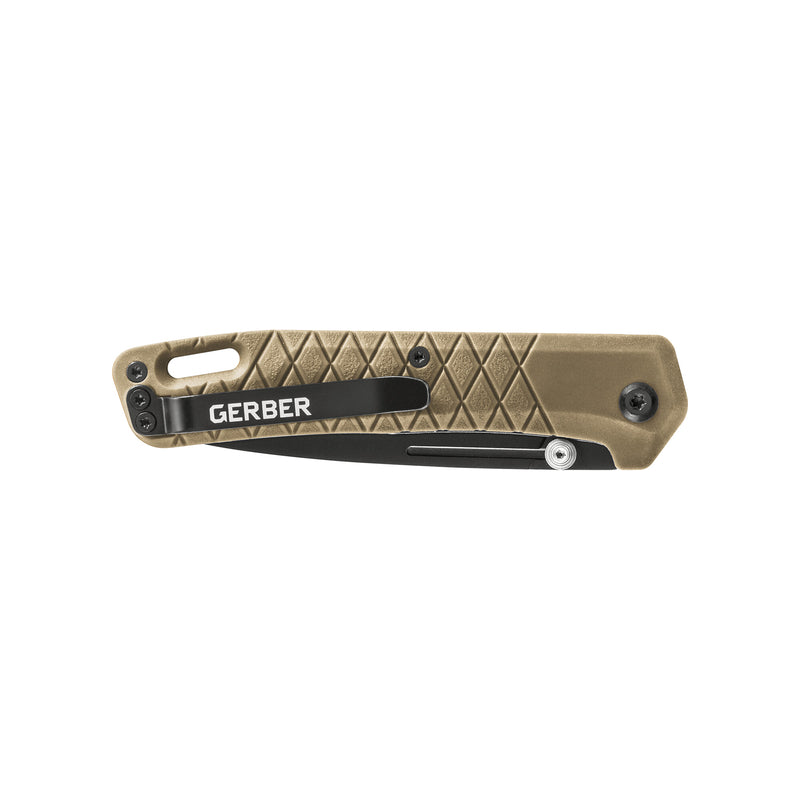 Gerber Coyote Brown Steel > 6 in. Zilch Folding Knife