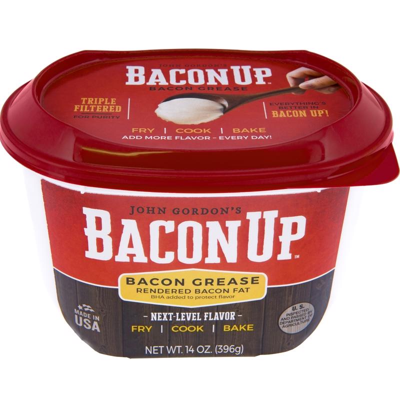Bacon Up John Gordon's Bacon Grease 14 oz Tub, Pack of 9