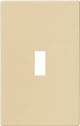 Eaton Wiring Devices PJS1V Wallplate, Mid-Size, 4-7/8 in L, 1-Gang, Polycarbonate, High-Gloss