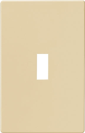 Eaton Wiring Devices PJS1V Wallplate, Mid-Size, 4-7/8 in L, 1-Gang, Polycarbonate, High-Gloss