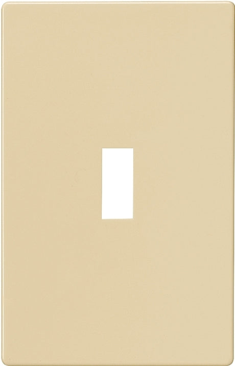 Eaton Wiring Devices PJS1V Wallplate, Mid-Size, 4-7/8 in L, 1-Gang, Polycarbonate, High-Gloss