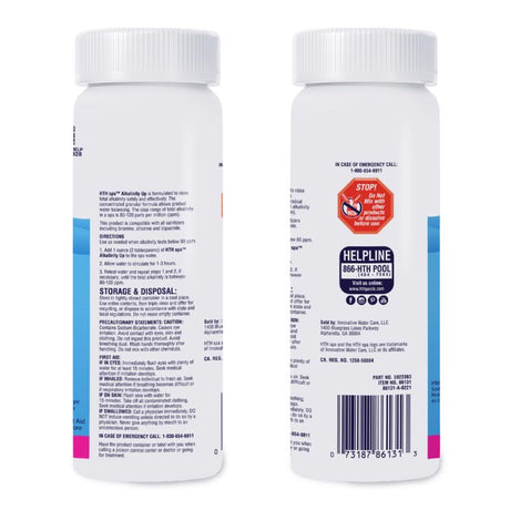 HTH Spa Powder Alkalinity Increaser 1.25 lb, Pack of 6