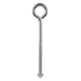 Hampton 3/8 in. X 8 in. L Stainless Stainless Steel Eyebolt Nut Included, Pack of 5