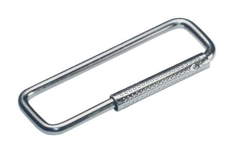 HILLMAN Metal Silver Split Rings/Cable Rings Key Ring, Pack of 50