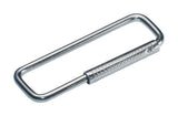 HILLMAN Metal Silver Split Rings/Cable Rings Key Ring, Pack of 50