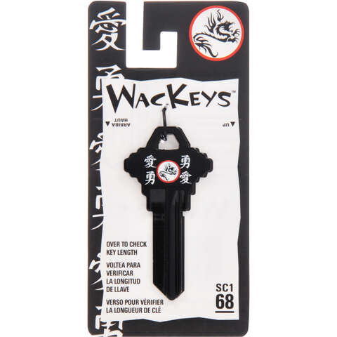 HILLMAN Wackey Dragon House/Office Universal Key Blank SC1 Single, Pack of 6