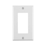 Leviton White 1 gang Thermoset Plastic Wall Plate 1 pk
