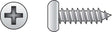 HILLMAN No. 14 X 1 in. L Phillips Pan Head Sheet Metal Screws 100 pk