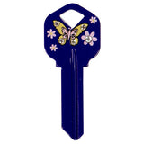 HILLMAN DIVA Butterfly House/Office Universal Key Blank KW1 Single, Pack of 6