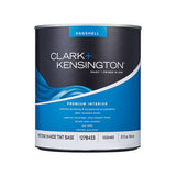 Clark+Kensington Eggshell Tint Base Mid-Tone Base Paint + Primer Interior 1 qt, Pack of 4