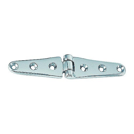 6" Strap Hinges Chrome Plated Brass, Pr.