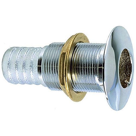 1-1/8 Chr Thru-Hull F/Hose
