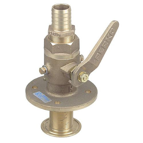 1-1/2″ Bronze Seacock w/Straight Tail Piece
