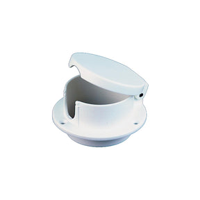 White Plastic Rope Deck Pipe