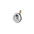 Hatch Pulls Flush Lock, White