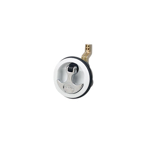 Hatch Pulls Flush Lock, White